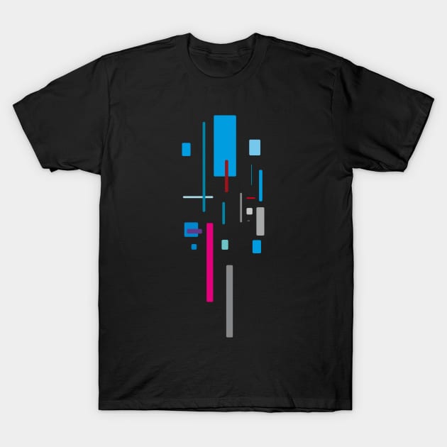 Minimal egoshooter architecture T-Shirt by Nikokosmos